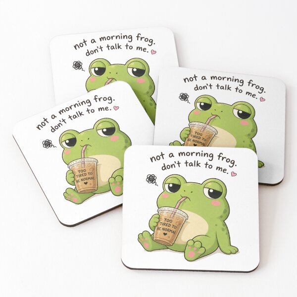 Item preview, Not A Morning Frog Don't Talk To Me Funny Coffee Gift designed and sold by slestore.