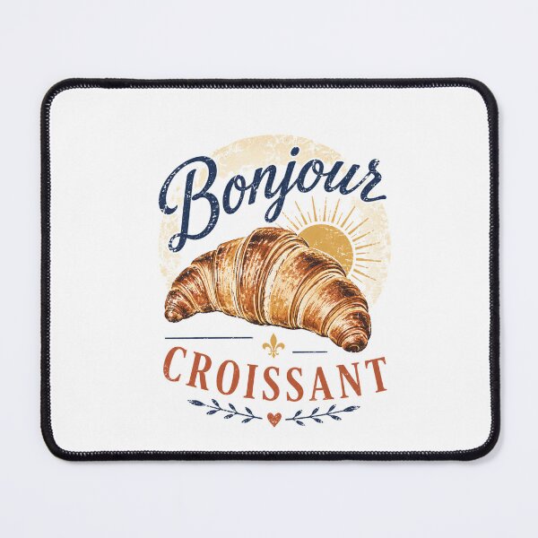 Item preview, Bonjour croissant french pastry designed and sold by Sixtinebzh.