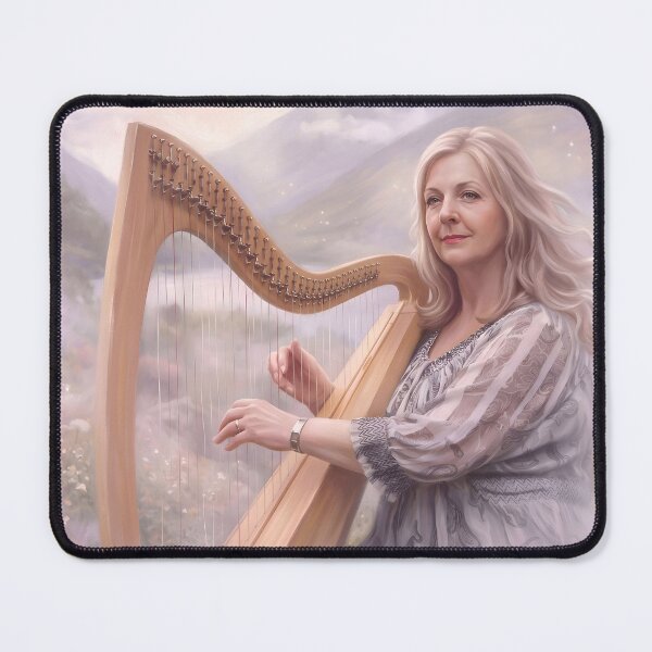 Item preview, Moya Brennan Celtic Music Portrait designed and sold by ARTROGAN.