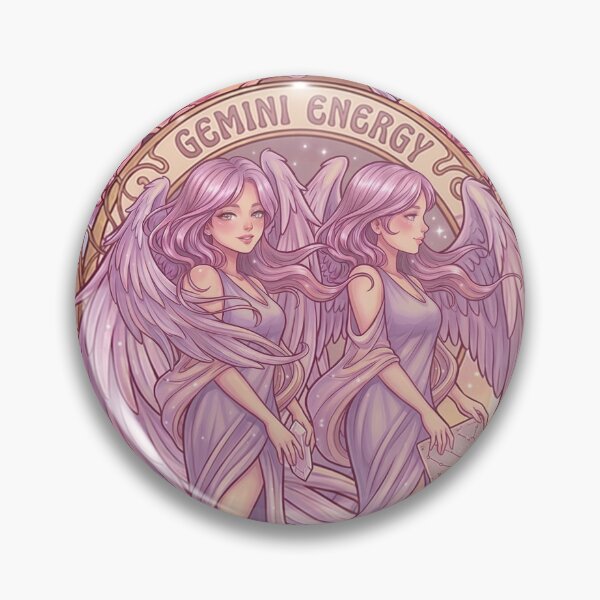 Item preview, Gemini Zodiac Twins Anime Art | Gemini Energy Celestial Angel Goddesses | Pastel Astrology Illustration | Horoscope Wall Art | Gemini Birthday Gift | Fantasy Zodiac Decor designed and sold by RSDigitalPrintDesign.