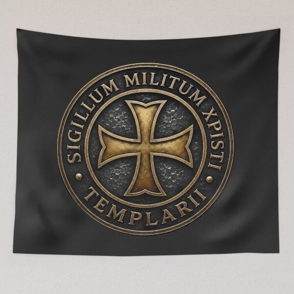 Item preview, Templar Cross – Knights Templar Medieval Christian Seal designed and sold by PixelBlob.