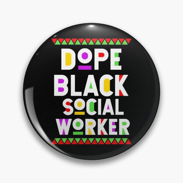 Artikelvorschau, Cooles Typografie-Design für schwarze Sozialarbeiter entworfen und verkauft von erfazanitika.