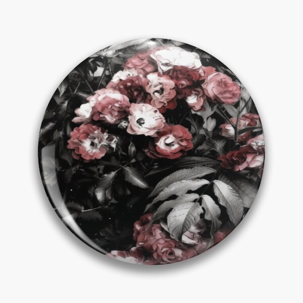 Item preview, floral bold charcoal colorful charcoal sketch design designed and sold by SmashingDeals.