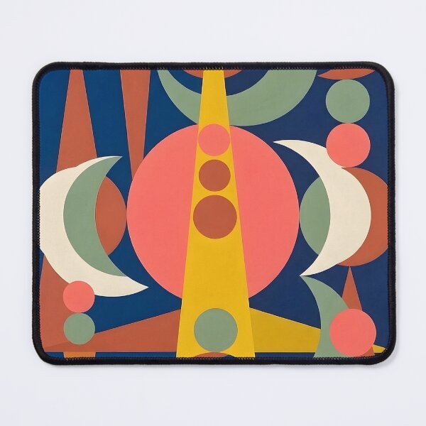 Item preview, Abstract Geometric Cosmic Galaxy Art Print | Mid Century Modern Moon Phase Poster | Avant Garde Astrology Celestial Canvas designed and sold by SergioMiklos.