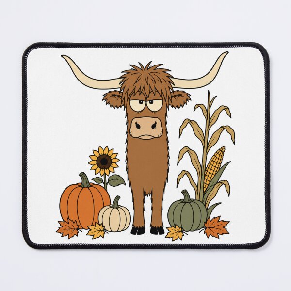 Item preview, Fall Longhorn Cow Harvest designed and sold by Barnfield and Co.