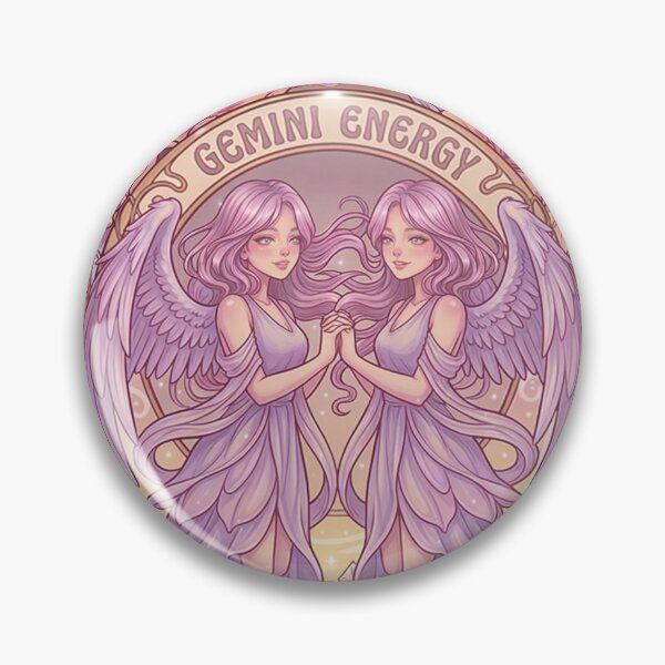 Item preview, Gemini Zodiac Twins Anime Art | Gemini Energy Celestial Angel Goddesses | Pastel Astrology Illustration | Horoscope Wall Art | Gemini Birthday Gift | Fantasy Zodiac Decor designed and sold by RSDigitalPrintDesign.