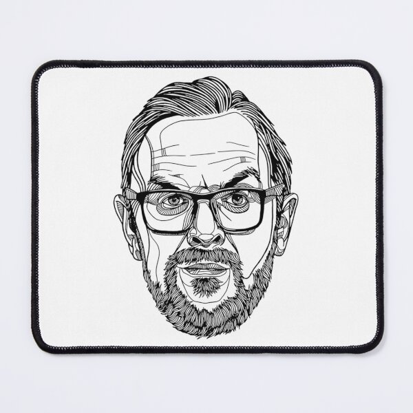 Item preview, Greg Davies Face Sketchy Art designed and sold by nicarvaldcos.