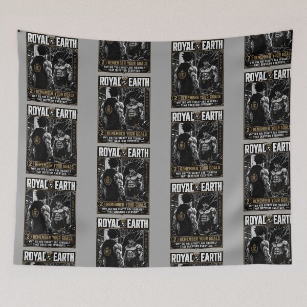 Item preview, Royal Earth Remember Your Goals  Gym Poster designed and sold by RoyalEarthstore.