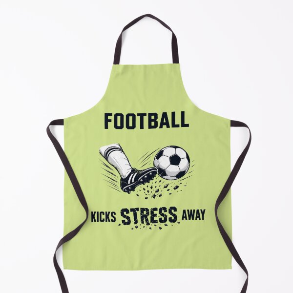 Item preview, Football Kicks Stress Away – Bold Soccer Motivation Design designed and sold by SimplyArtLab.