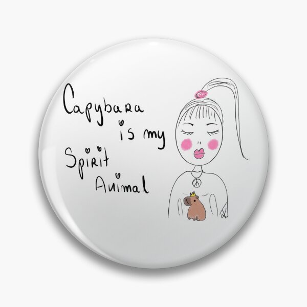 Item preview, capybara is my spirit animal designed and sold by Kasia1987t.