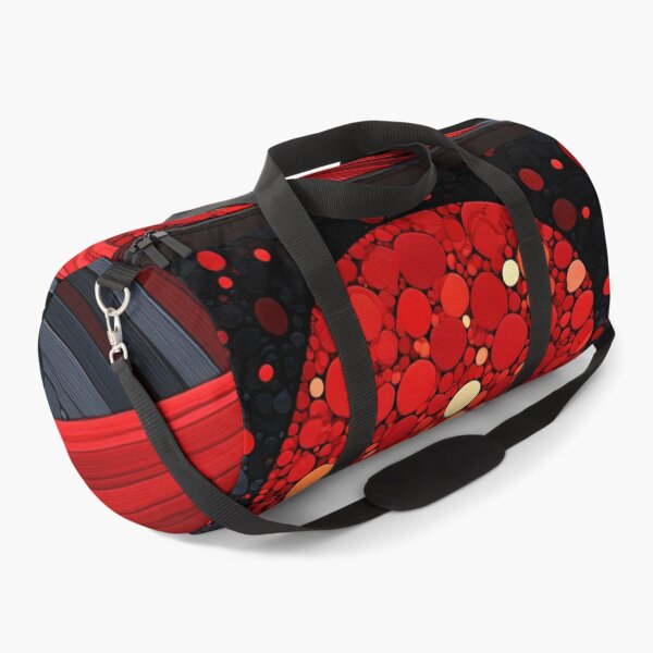 Item preview, Striking Red Moon Abstract Flowing Landscape designed and sold by colorful-white.