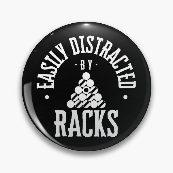 Item preview, Easily Distracted by Racks Billiards Design designed and sold by erfazanitika.