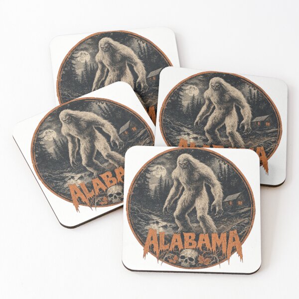 Item preview, Alabama White Thang Cryptid Vintage Halloween Badge designed and sold by CKaracaCrafted.
