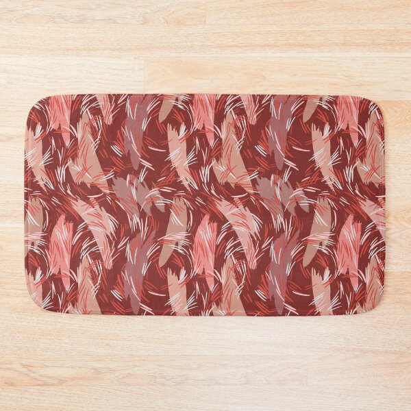 Item preview, Terracotta Abstract Pattern with Brush Strokes designed and sold by Zaya_art.