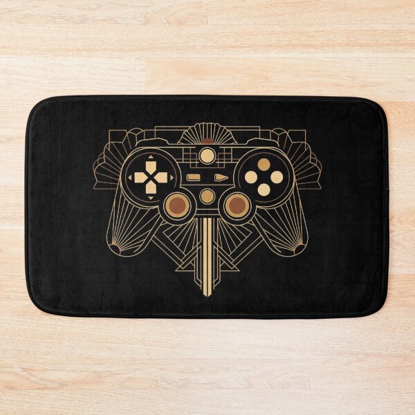 Item preview, Art Deco Gaming Controller - Golden Geometric Gamepad designed and sold by Dzblack.