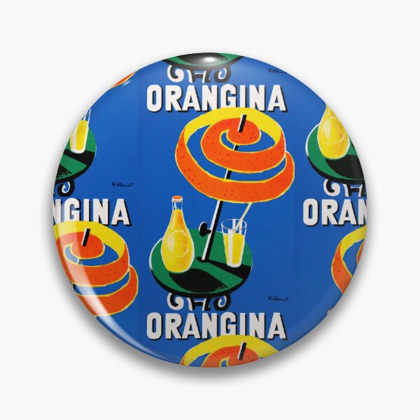 Item preview, Vintage Orangina Poster | Mid-Century Advertising Art | Bold Colors & Iconic Design | Villemot's Classic Citrus Beverage Print designed and sold by artofuniverse.