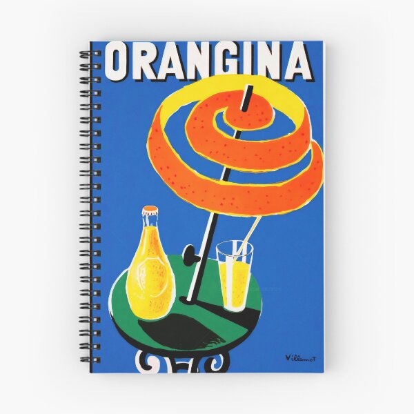 Item preview, Vintage Orangina Poster | Mid-Century Advertising Art | Bold Colors & Iconic Design | Villemot's Classic Citrus Beverage Print designed and sold by artofuniverse.