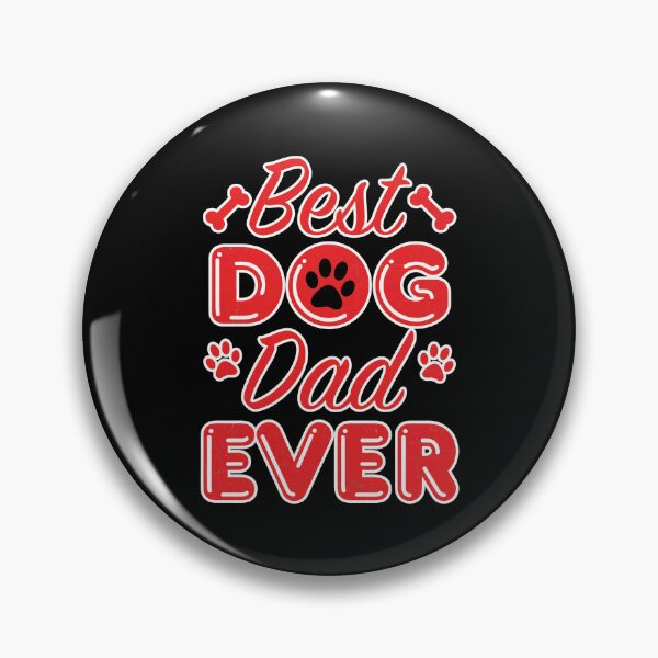 Item preview, Best Dog Dad Ever Paw Bone Typography designed and sold by GiaoCalonas.
