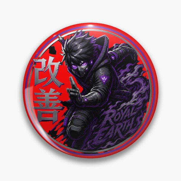 Item preview, Futuristic Purple Cyber Ninja designed and sold by RoyalEarthstore.