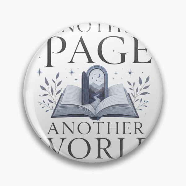 Item preview, Another Page Another World - Bookish Reading Design designed and sold by GoverArt.