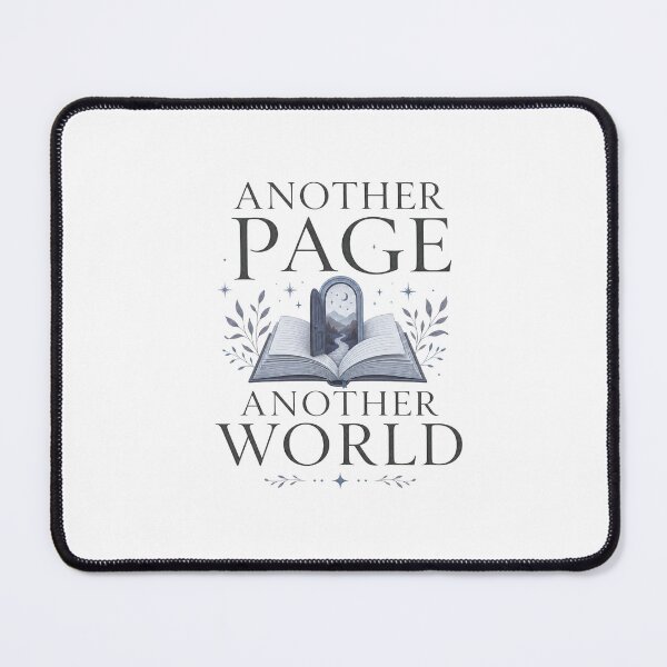 Item preview, Another Page Another World - Bookish Reading Design designed and sold by GoverArt.