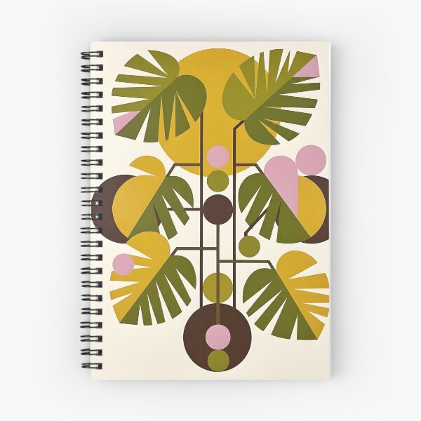 Item preview, Abstract Geometric Monstera Art Print | Mid Century Concrete Botanical Poster | Avant Garde Minimalist Plant Canvas designed and sold by SergioMiklos.