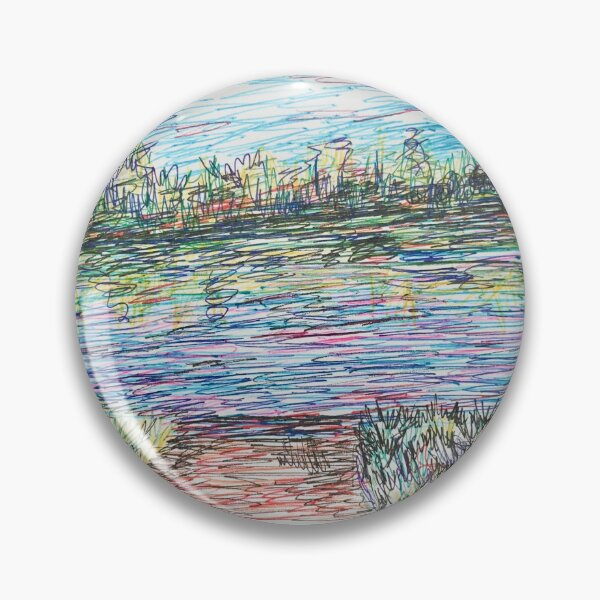 Item preview, Colorful Lake Sketch designed and sold by JustArtSoulUK.