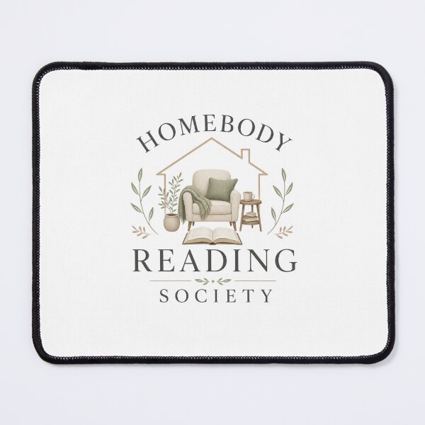Item preview, Homebody Reading Society - Bookish Reading Design designed and sold by GoverArt.