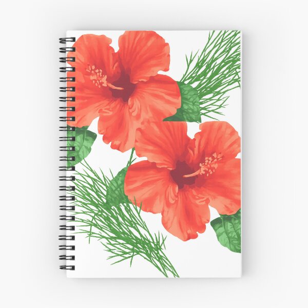 Item preview, Vibrant Red‑Orange Hibiscus Flowers designed and sold by EdgeSphere.