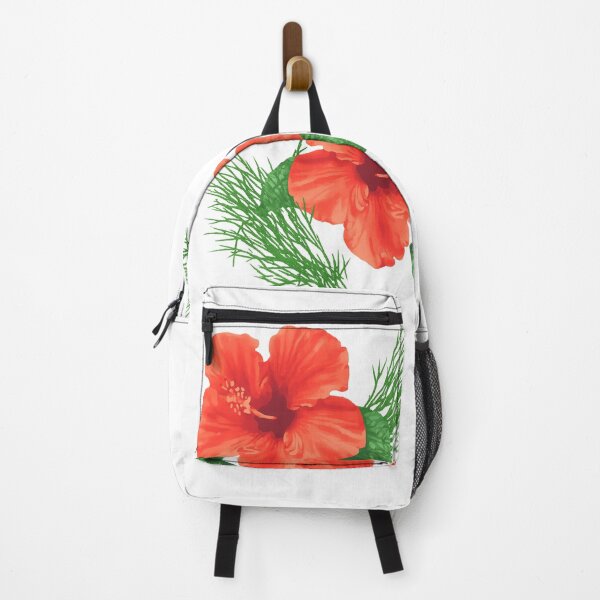 Item preview, Vibrant Red‑Orange Hibiscus Flowers designed and sold by EdgeSphere.