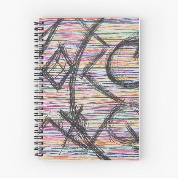 Item preview, Colorful Abstract Shapes Sketch designed and sold by JustArtSoulUK.