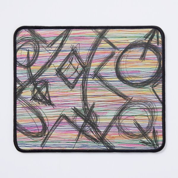 Item preview, Colorful Abstract Shapes Sketch designed and sold by JustArtSoulUK.