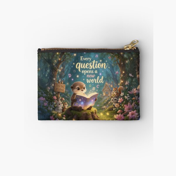 Item preview, Every Question Opens a New World – Otter Learning Milestone Art designed and sold by Wintorque.