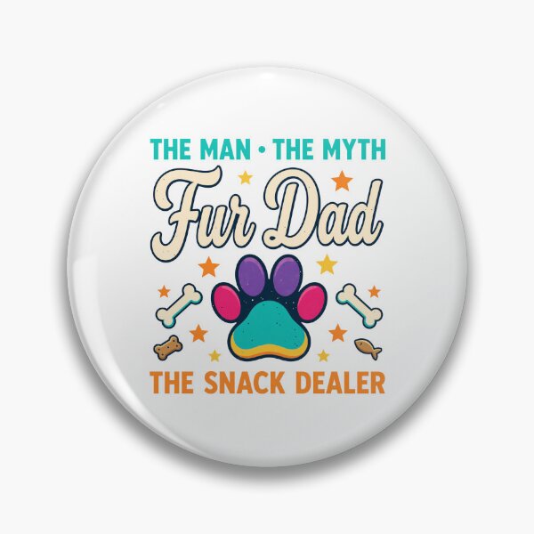 Item preview, Fur Dad Snack Dealer Funny Paw Cat Dog Father_s Day designed and sold by GiaoCalonas.