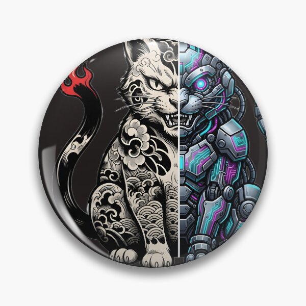 Item preview, Neon Paradox: Cyber-Bakeneko Biomech Familiar designed and sold by Neo Tokio.