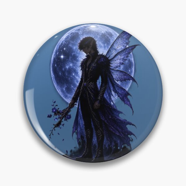 Item preview, Moonlit Fairy Prince | Dark Fantasy Celestial Art by MysticPurpleHue designed and sold by MysticPurpleHue.