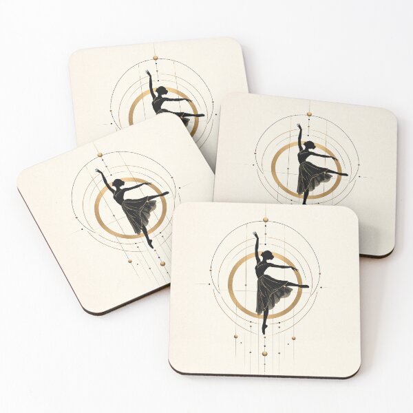 Item preview, Silhouette dancer in dynamic pose. Art Deco style performer with elegant motion lines. Timeless logo design for brands and events. designed and sold by Creative88Art.