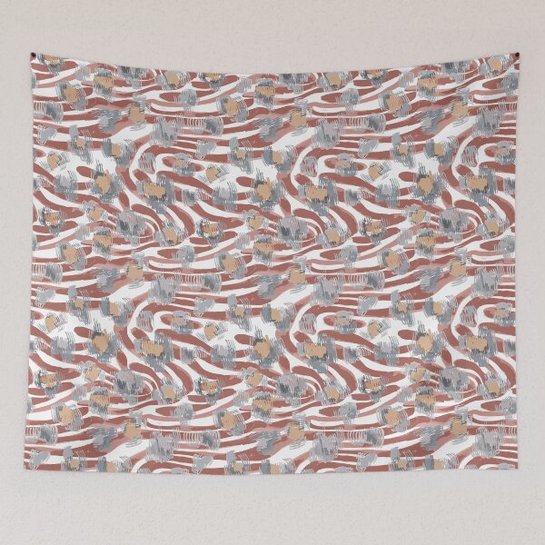 Item preview, Leopard Zebra Print Terracotta Abstract Pattern designed and sold by Zaya_art.