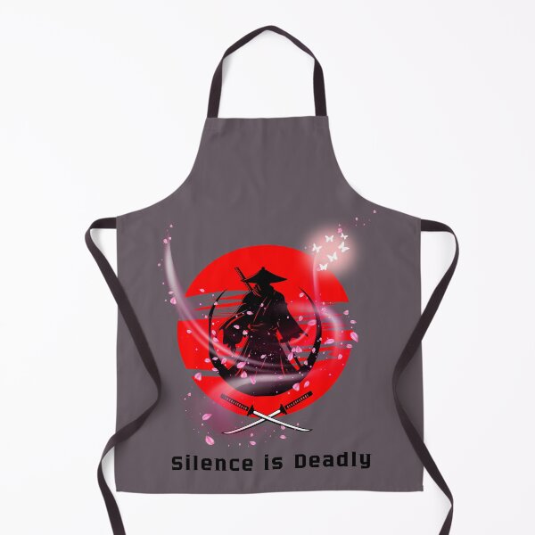 Item preview, Silence is Deadly Samurai - Japanese Warrior Silhouette designed and sold by AhmadAnnaPrints.