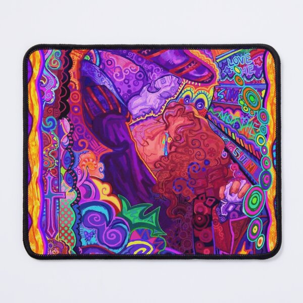 Item preview, Psychedelic Neon Romance Abstract Poster designed and sold by NoeValdric.