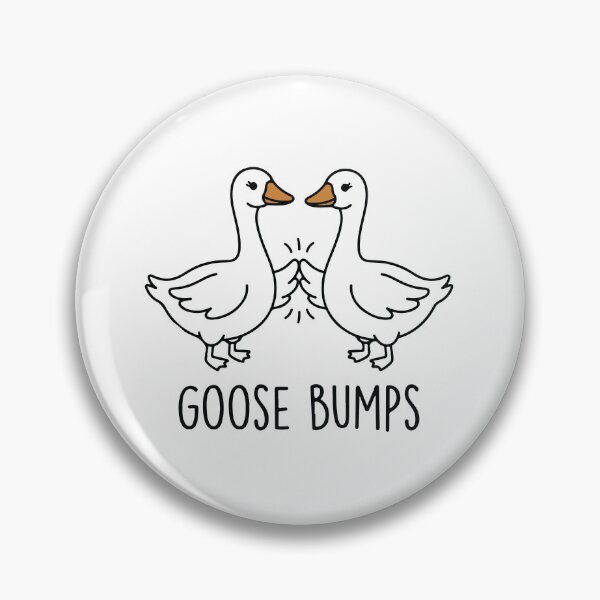 Item preview, Goose Bumps Funny High Five Pun - Cute Geese Meme designed and sold by raedattia.