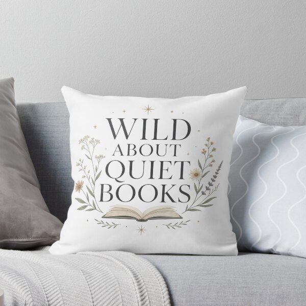 Item preview, Wild About Quiet Books - Bookish Reading Design designed and sold by GoverArt.