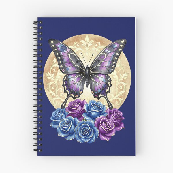 Item preview, Celestial Butterfly & Moon Roses | Witchy Watercolor Floral designed and sold by Starlett Designs.