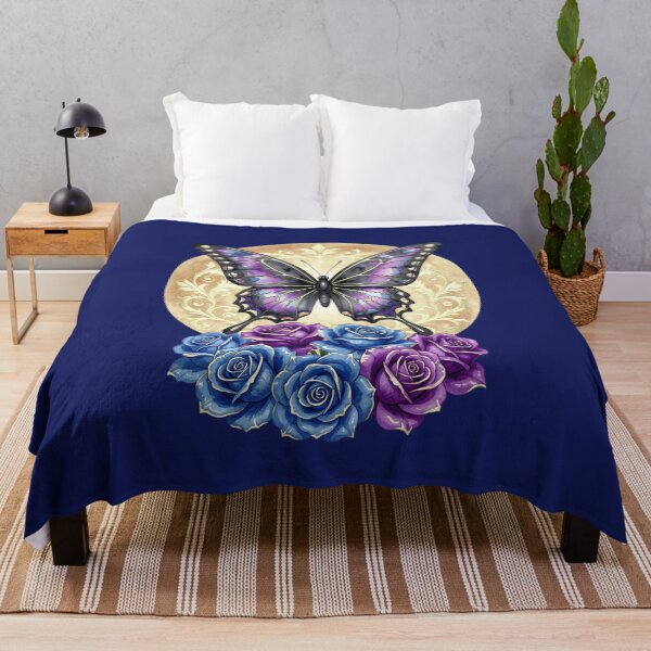 Item preview, Celestial Butterfly & Moon Roses | Witchy Watercolor Floral designed and sold by Starlett Designs.