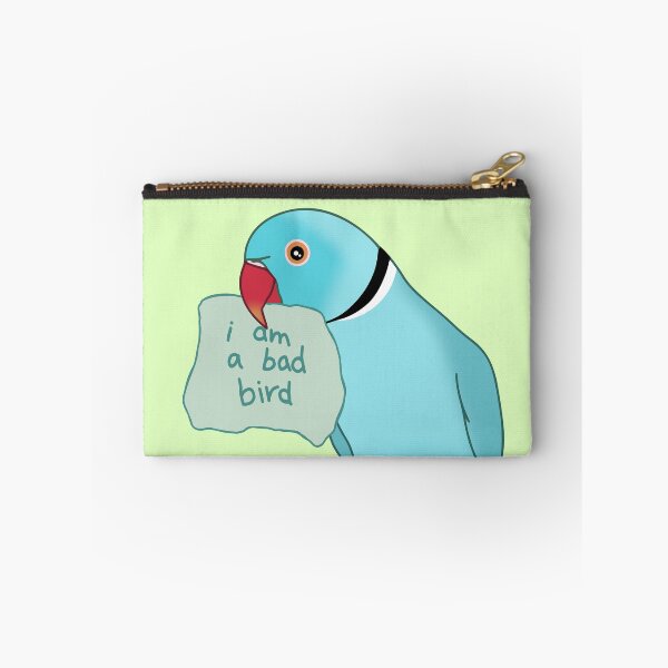Item preview, I am a bad bird - Blue indian ringenck designed and sold by FandomizedRose.