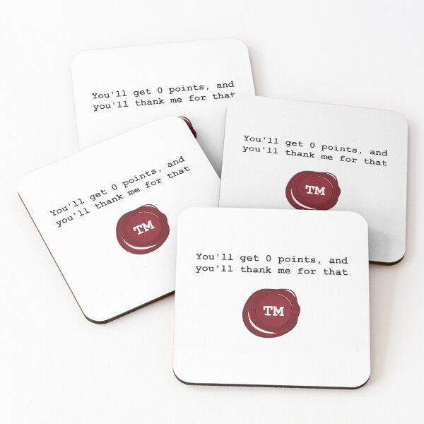 Item preview, You'Ll Get 0 Points And You'Ll Thank Me For That designed and sold by nicarvaldcos.