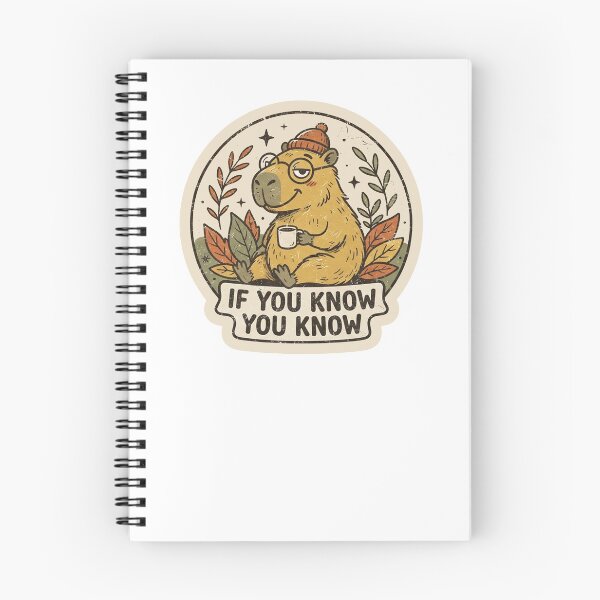 Item preview, If You Know You Know Funny Capybara Cozy Autumn IYKYK designed and sold by Yellowriversss.