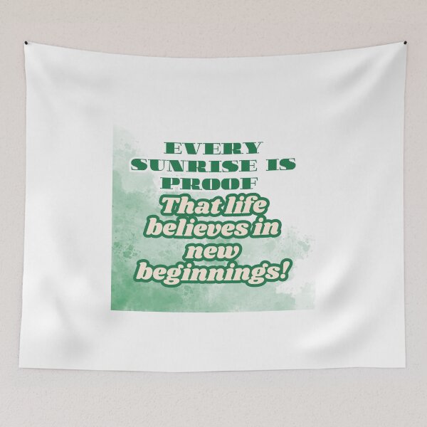 Item preview, Every Sunrise is Proof that LIFE believes in New beginnings designed and sold by Max & Jacob Publishing.