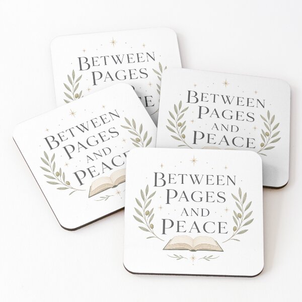 Item preview, Between Pages And Peace - Bookish Reading Design designed and sold by GoverArt.