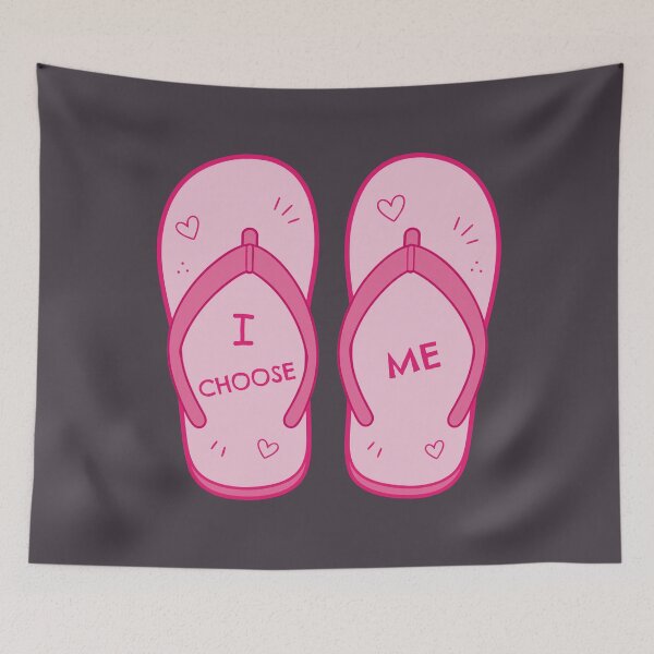 Item preview, Stylish cartoon flip-flops for summer - Motivational Humor design designed and sold by charlypicazo.
